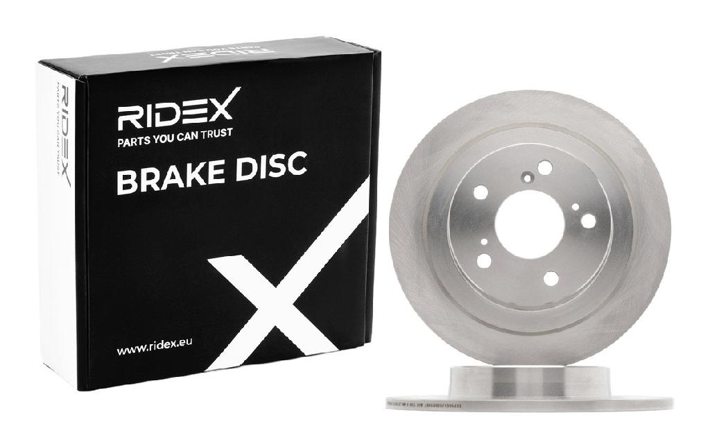 RIDEX 82B2536 2x Bremsscheiben Hinten Ø296mm voll für HONDA CIVIC IX (FK)