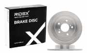 RIDEX 82B2536 2x Bremsscheiben Hinten Ø296mm voll für HONDA CIVIC IX (FK)