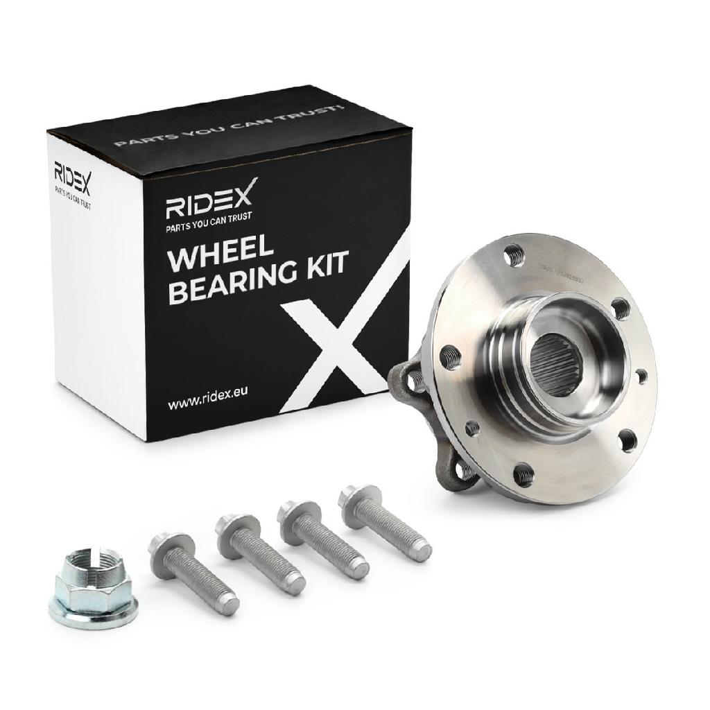 RIDEX 654W1058 Radlagersatz pro 1 Rad Vorne beidseitig für NISSAN Qashqai II
