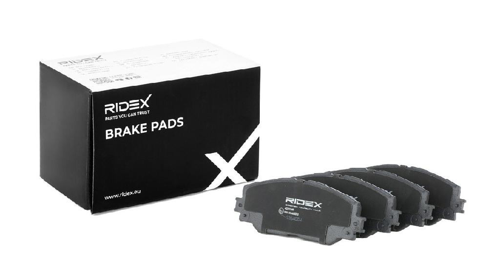 RIDEX Bremsbelagsatz Bremsbeläge Vorne für TOYOTA Yaris Schrägheck (P13) AURIS
