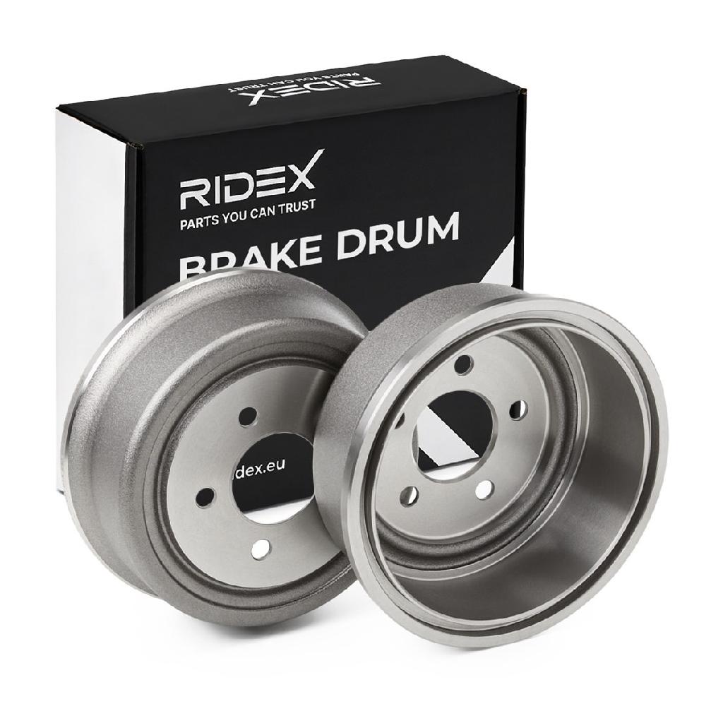 RIDEX 123B0100 2x Bremstrommeln Set Hinten AußenØ273,9mm für JEEP CHEROKEE