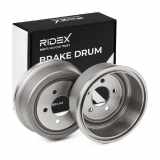 RIDEX 123B0100 2x Bremstrommeln Set Hinten AußenØ273,9mm für JEEP CHEROKEE