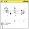 RIDEX ABS-Sensor 412W0098 Hinterachse rechts Sensorart: Hallsensor Anzahl der Bild RIDEX ABS-Sensor 412W0098 Hinterachse rechts Sensorart: Hallsensor Anzahl der