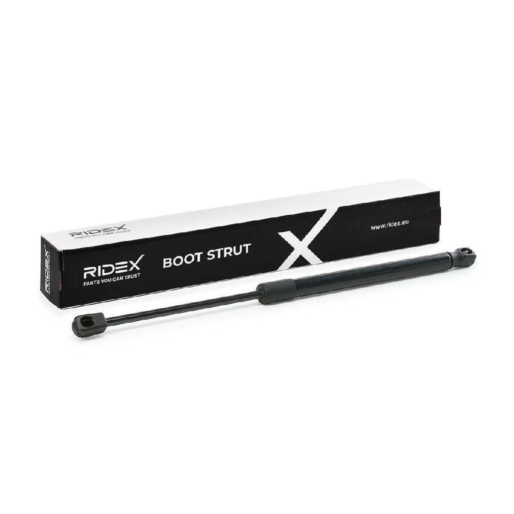RIDEX 219G0052 Heckklappendämpfer Fahrzeugheckklappe Länge:417mm 500N Hub: 160mm
