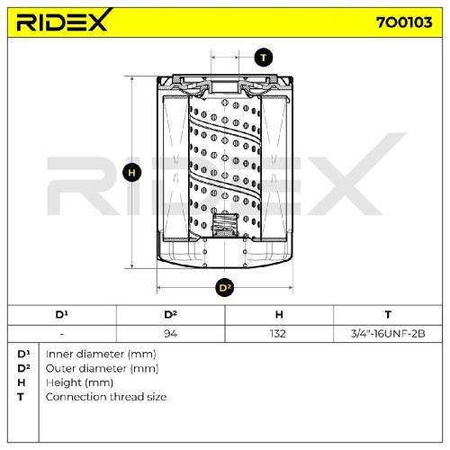 RIDEX Ölfilter Auto Motorölfilter Anschraubfilter 7O0103 für NISSAN für TOYOTA Bild RIDEX Ölfilter Auto Motorölfilter Anschraubfilter 7O0103 für NISSAN für TOYOTA