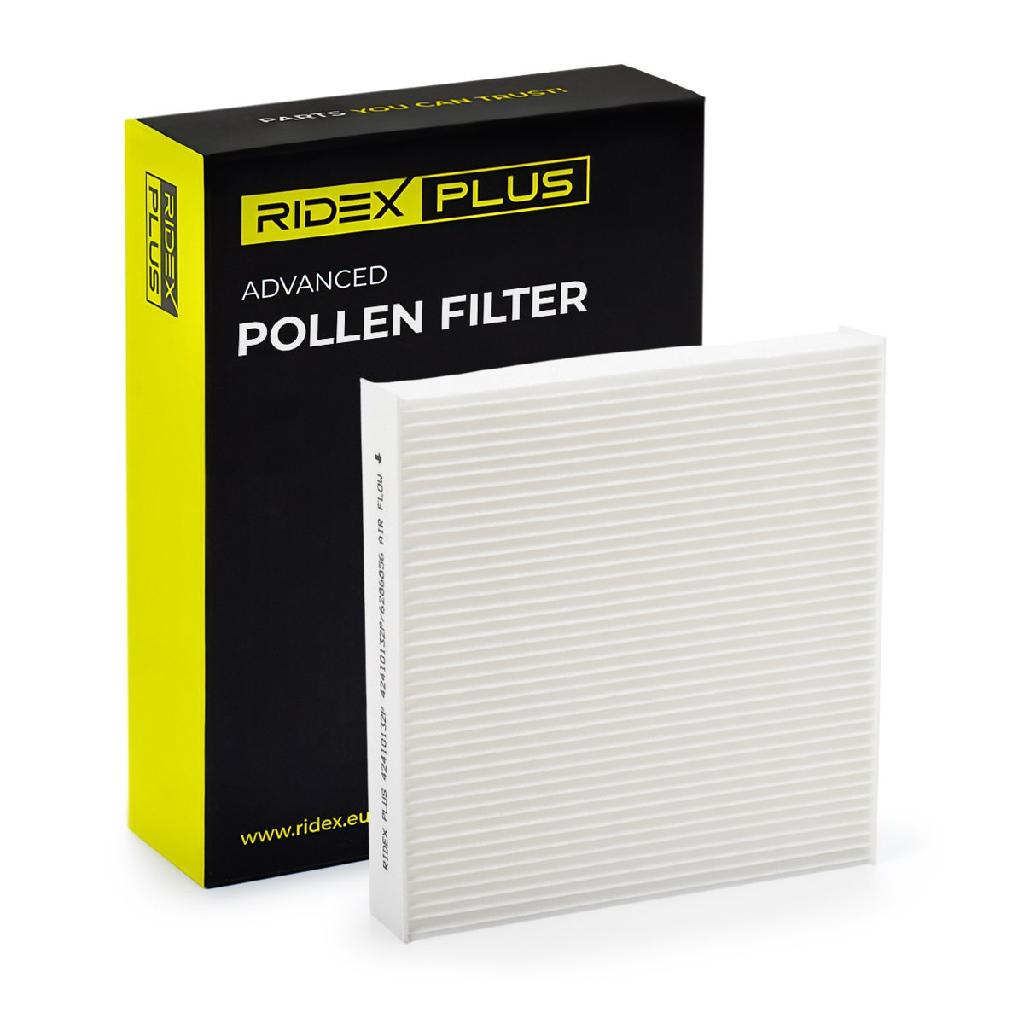RIDEX PLUS 424I0132P Innenraumfilter Pollenfilter Höhe: 29 Breite: 211 Länge: