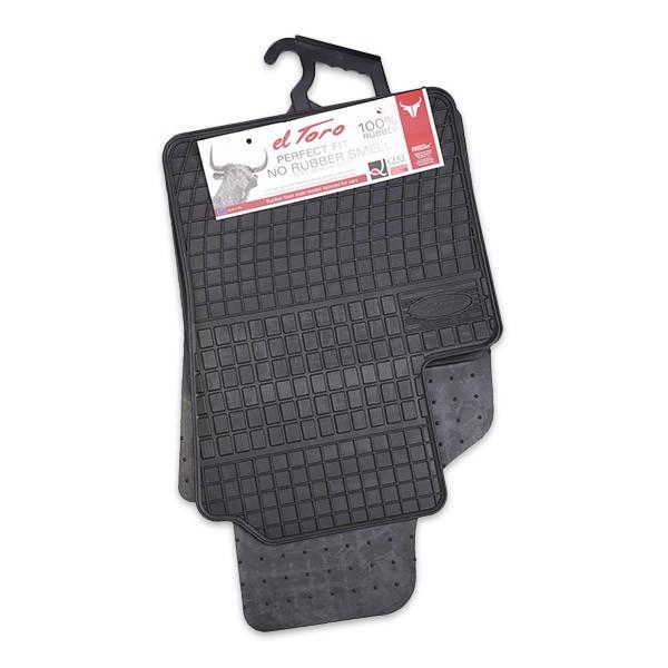FROGUM 0307 Fußmatten Set Vorne und Hinten für FIAT PANDA (169) 500 (312)