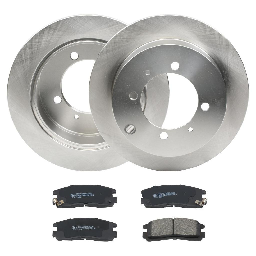 RIDEX Bremsenset Hinten Ø262mm - Bremsscheiben und Beläge für MITSUBISHI