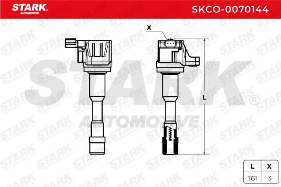 STARK SKCO-0070144 Zündspule für HONDA CIVIC VIII Hatchback (FN, FK) 30521RLB003 Bild STARK SKCO-0070144 Zündspule für HONDA CIVIC VIII Hatchback (FN, FK) 30521RLB003