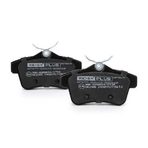 RIDEX PLUS Bremsbelagsatz Bremsbeläge Hinten passend für PEUGEOT 508 SW I (8E) Bild RIDEX PLUS Bremsbelagsatz Bremsbeläge Hinten passend für PEUGEOT 508 SW I (8E)
