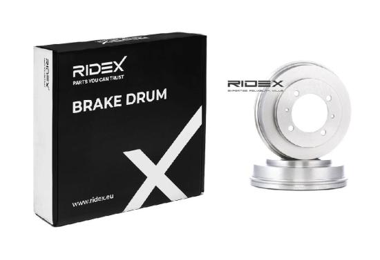 RIDEX 123B0093 2x Bremstrommeln Set Hinten AußenØ241mm für MITSUBISHI Bild RIDEX 123B0093 2x Bremstrommeln Set Hinten AußenØ241mm für MITSUBISHI