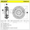 RIDEX 1180S0046 Federbeinstützlager Hinten beidseitig für FORD 1E0028012B Bild RIDEX 1180S0046 Federbeinstützlager Hinten beidseitig für FORD 1E0028012B