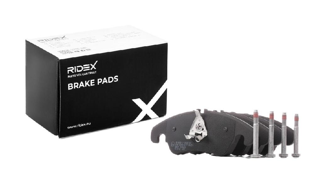 RIDEX Bremsbelagsatz Bremsbeläge Vorne für AUDI A4 Avant (8K5, B8) A5 Sportback