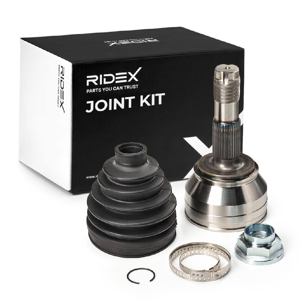 RIDEX 5J0245 Gelenksatz Antriebswelle Achswelle Vorne radseitig für FIAT
