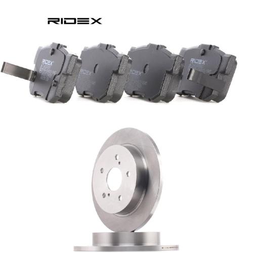 RIDEX Bremsenset Hinten Ø278mm - Bremsscheiben und Beläge für SUZUKI KIZASHI Bild RIDEX Bremsenset Hinten Ø278mm - Bremsscheiben und Beläge für SUZUKI KIZASHI