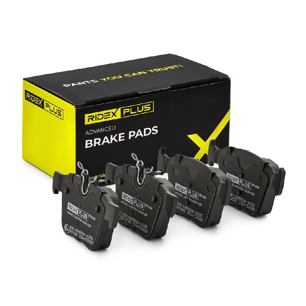 RIDEX PLUS Bremsbelagsatz Bremsbeläge Hinten für LAND ROVER Range Rover Evoque