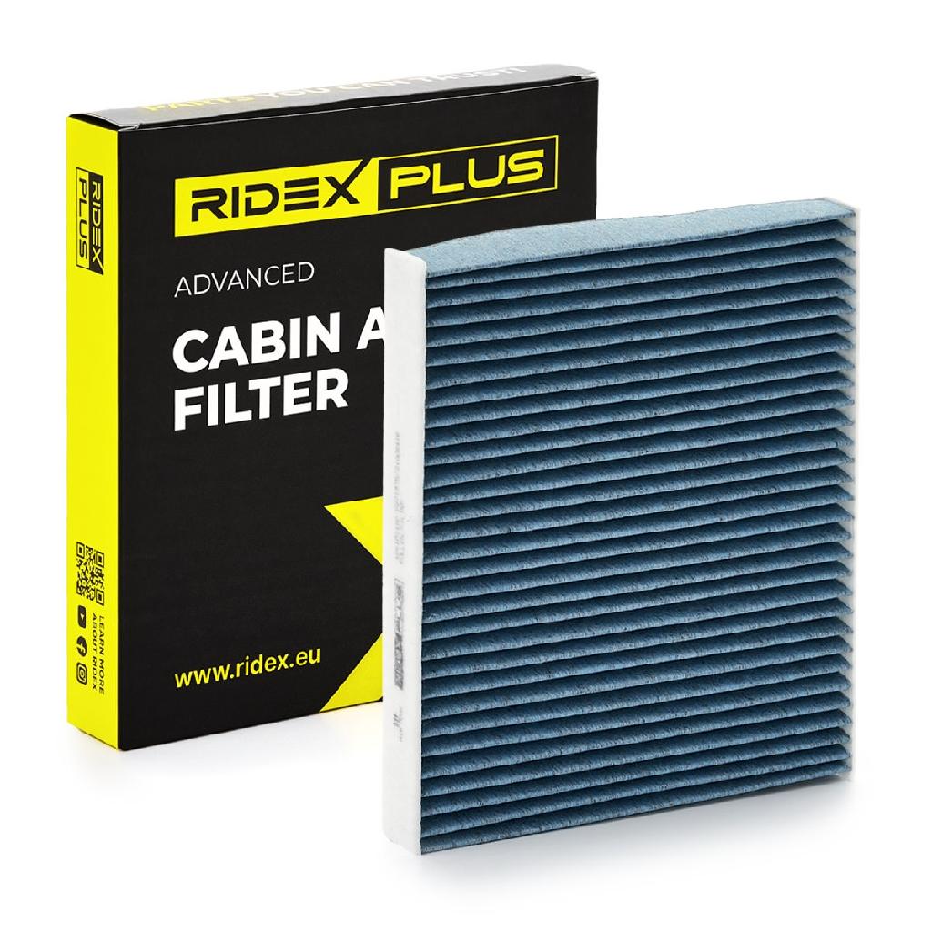 RIDEX PLUS 424I0215P Innenraumfilter Pollenfilter Aktivkohlefilter Höhe: 29