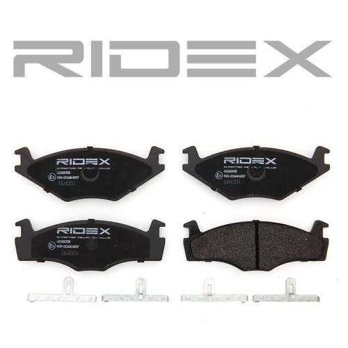 RIDEX Bremsbelagsatz Bremsbeläge Vorne für VW Golf 1I (19E, 1G1) Polo Coupe Bild RIDEX Bremsbelagsatz Bremsbeläge Vorne für VW Golf 1I (19E, 1G1) Polo Coupe