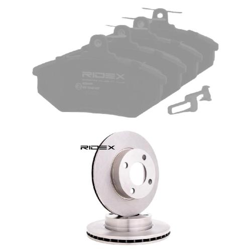 RIDEX Bremsenset Vorne Belüftet Ø256mm - Bremsscheiben und Beläge für AUDI Bild RIDEX Bremsenset Vorne Belüftet Ø256mm - Bremsscheiben und Beläge für AUDI