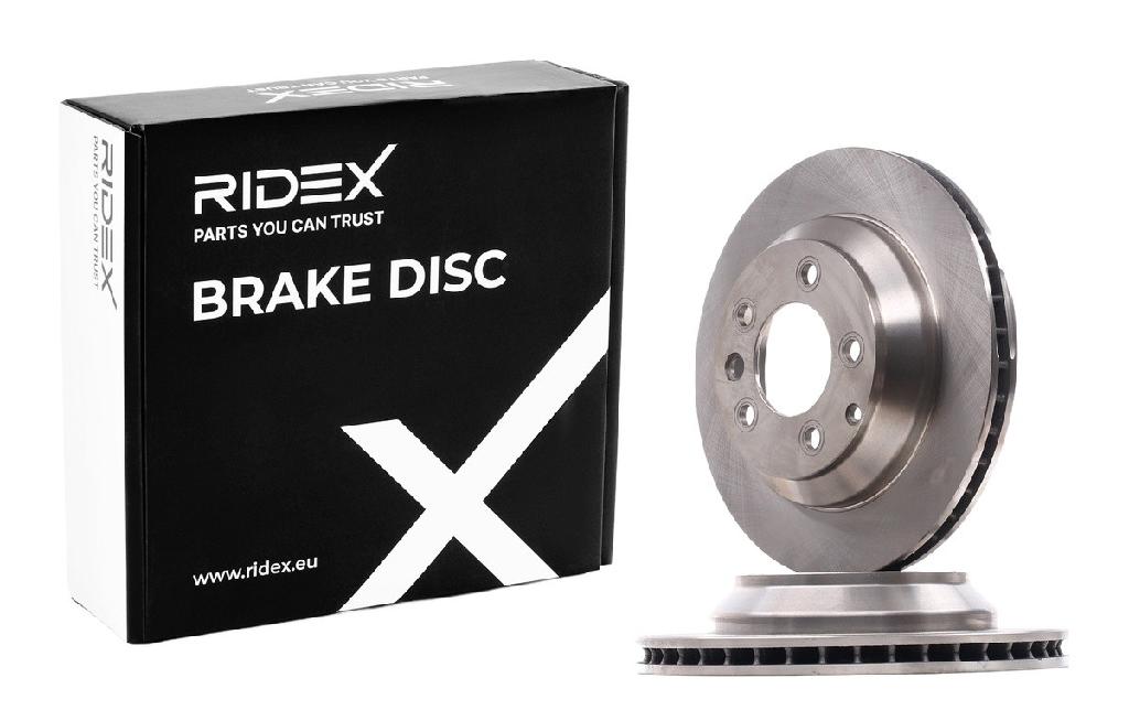 RIDEX 82B0206 2x Bremsscheiben Hinten Ø329,8mm Belüftet für VW Touareg