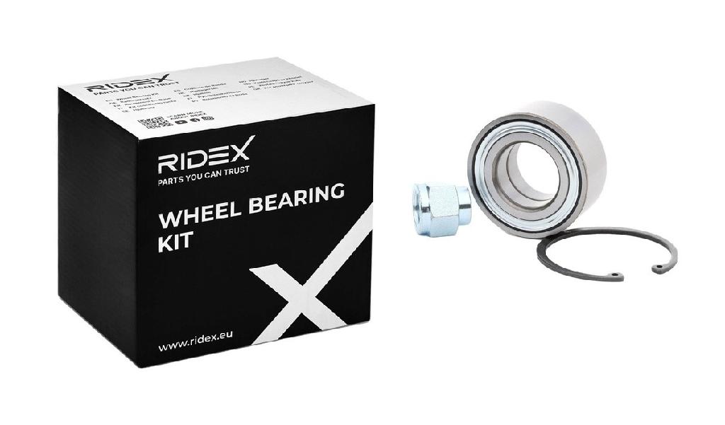 RIDEX 654W0067 Radlagersatz pro 1 Rad Vorne beidseitig passend für PEUGEOT