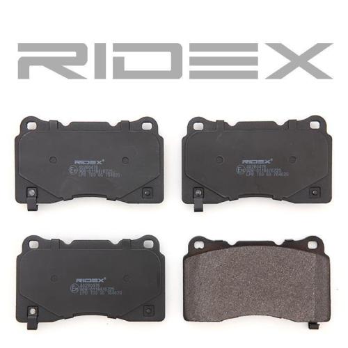 RIDEX Bremsbelagsatz Bremsbeläge Vorne für OPEL INSIGNIA Caravan ASTRA J Bild RIDEX Bremsbelagsatz Bremsbeläge Vorne für OPEL INSIGNIA Caravan ASTRA J