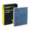 RIDEX PLUS 424I0497P Innenraumfilter Pollenfilter Aktivkohlefilter H&ouml;he: 22