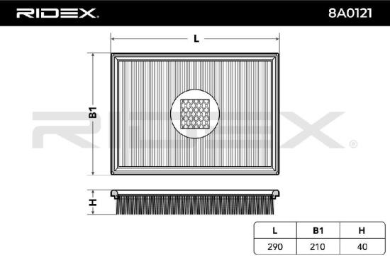 RIDEX 8A0121 Motor Luftfilter Umluftfilter für JEEP GRAND CHEROKEE IV (WK, WK2) Bild RIDEX 8A0121 Motor Luftfilter Umluftfilter für JEEP GRAND CHEROKEE IV (WK, WK2)
