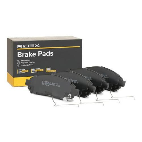 RIDEX Bremsbelagsatz Bremsbeläge Vorne für NISSAN NP300 Navara Pickup (D40) Bild RIDEX Bremsbelagsatz Bremsbeläge Vorne für NISSAN NP300 Navara Pickup (D40)