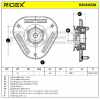 RIDEX 1180S0328 Federbeinstützlager Vorne für TOYOTA RAV 4 III 4860912550 Bild RIDEX 1180S0328 Federbeinstützlager Vorne für TOYOTA RAV 4 III 4860912550