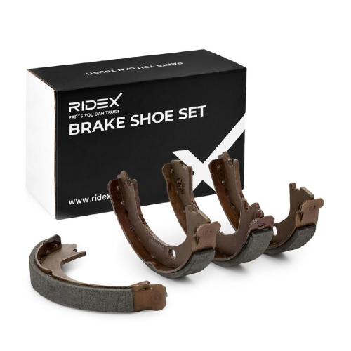 RIDEX Bremsbacken Satz für Trommelbremse Hinten ohne Hebel für CHRYSLER 70B0170 Bild RIDEX Bremsbacken Satz für Trommelbremse Hinten ohne Hebel für CHRYSLER 70B0170