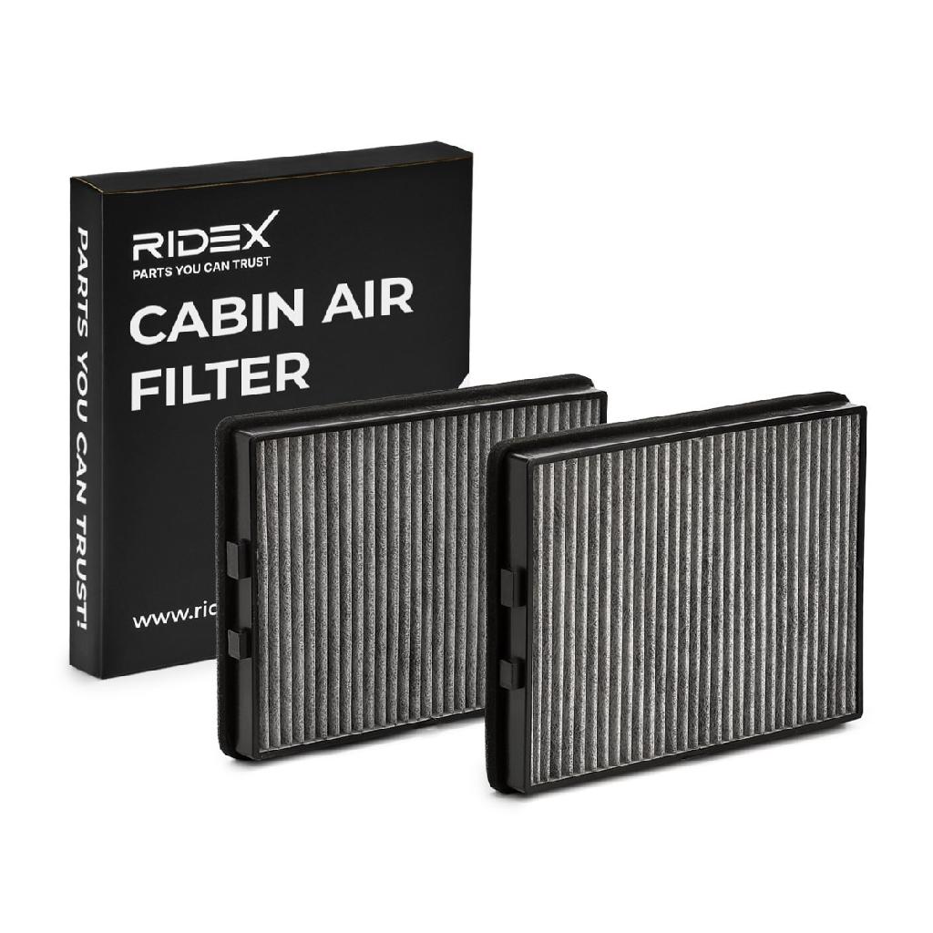 RIDEX 424I0015 Innenraumfilter Pollenfilter Aktivkohlefilter Höhe: 31 Breite: