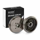 RIDEX 123B0035 2x Bremstrommeln Set Hinten InnenØ200mm AußenØ240mm für VW