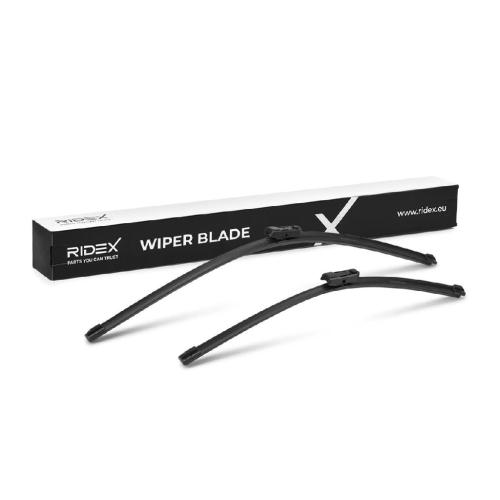2x RIDEX Scheibenwischer Satz Wischerblätter Satz mit Spoiler Vorne Länge 1: Top Bild 2x RIDEX Scheibenwischer Satz Wischerblätter Satz mit Spoiler Vorne Länge 1: Top