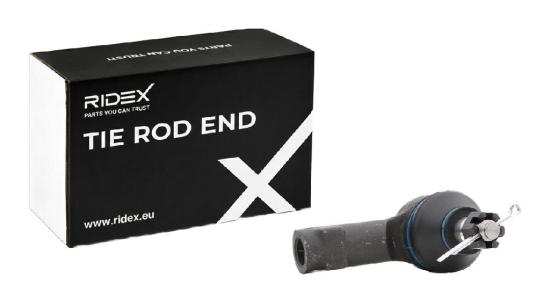 RIDEX Spurstangenkopf außen beidseitig Vorderachse Traggelenk M10X1.25 914T0067 Bild RIDEX Spurstangenkopf außen beidseitig Vorderachse Traggelenk M10X1.25 914T0067