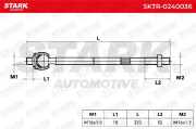 STARK Axialgelenk Spurstange Vorne für FIAT DUCATO Pritsche/Fahrgestell (230)