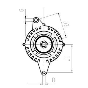 HC-Cargo 114215 Lichtmaschine 75A 14V Drehrichtung im Uhrzeigersinn mit Bild HC-Cargo 114215 Lichtmaschine 75A 14V Drehrichtung im Uhrzeigersinn mit