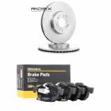 RIDEX Bremsenset Vorne Belüftet Ø300mm - Bremsscheiben und Beläge für HONDA