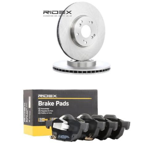 RIDEX Bremsenset Vorne Belüftet Ø300mm - Bremsscheiben und Beläge für HONDA Bild RIDEX Bremsenset Vorne Belüftet Ø300mm - Bremsscheiben und Beläge für HONDA