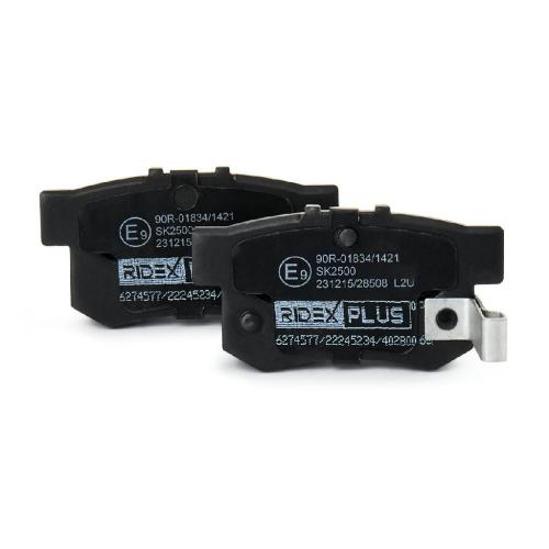 RIDEX PLUS Bremsbelagsatz Bremsbeläge Hinten für SUZUKI SWIFT III (MZ, EZ) Bild RIDEX PLUS Bremsbelagsatz Bremsbeläge Hinten für SUZUKI SWIFT III (MZ, EZ)