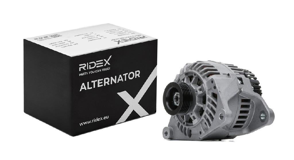 RIDEX 4G0233 Lichtmaschine 90A 12V Drehrichtung im Uhrzeigersinn mit für AUDI
