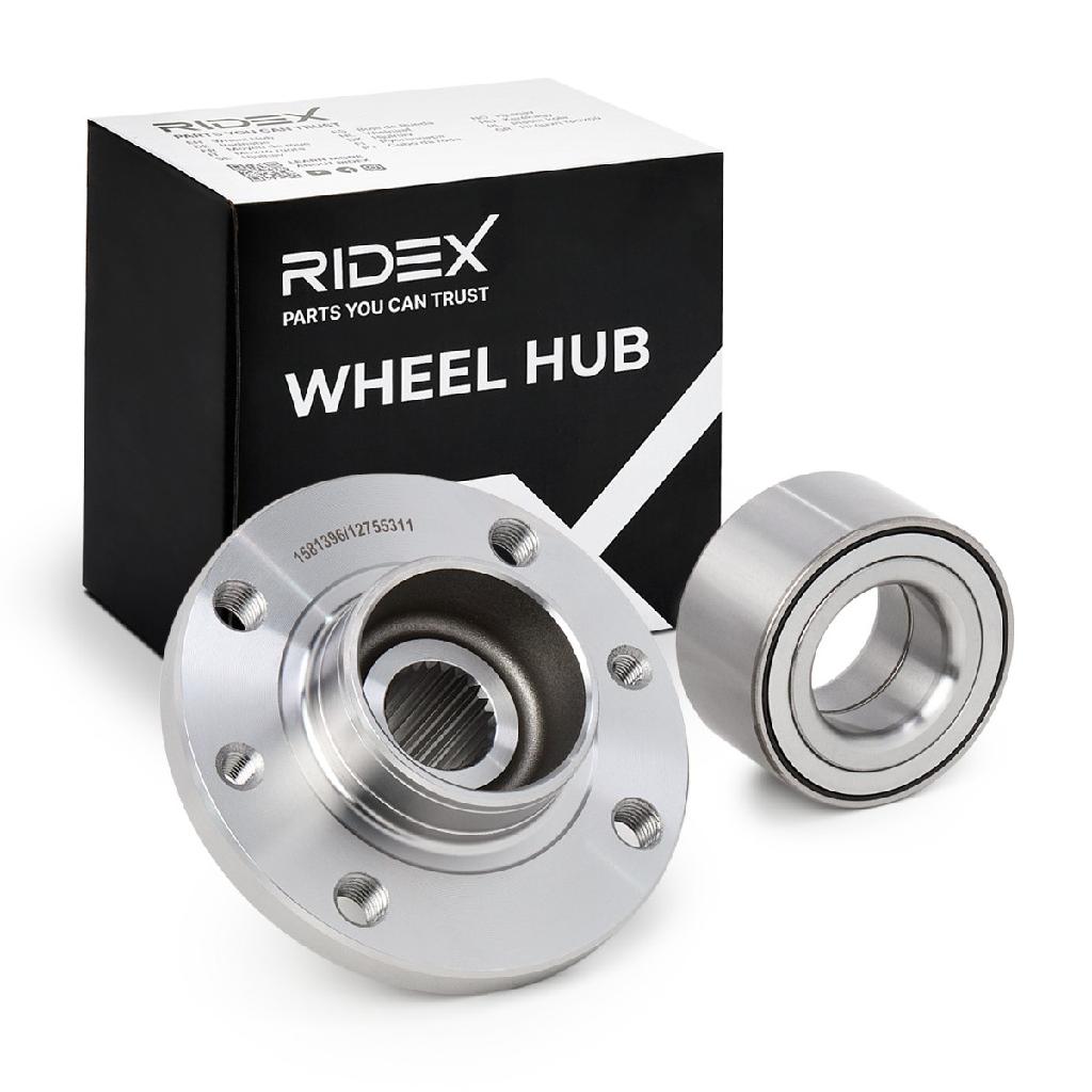 RIDEX 654W0778 Radlagersatz pro 1 Rad Vorne beidseitig für RENAULT 7700415121