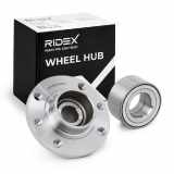RIDEX 654W0778 Radlagersatz pro 1 Rad Vorne beidseitig für RENAULT 7700415121
