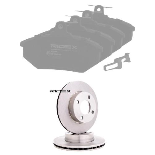 RIDEX Bremsenset Vorne Belüftet Ø256mm - Bremsscheiben und Beläge für AUDI Bild RIDEX Bremsenset Vorne Belüftet Ø256mm - Bremsscheiben und Beläge für AUDI