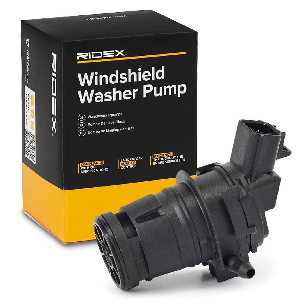 RIDEX Waschwasserpumpe für Frontscheibenreinigung Pumpenart Monopumpe 12V