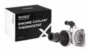 RIDEX 316T0178 Thermostat Kühlmittel Kühlwasserthermostat mit Gehäuse mit 88°C