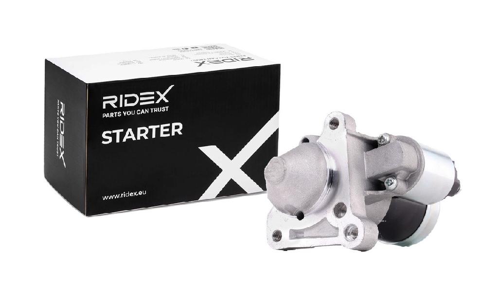 RIDEX Motor Starter/Anlasser 1,4kW für RENAULT Clio 1I (BB0/1/2, CB0/1/2) KANGOO