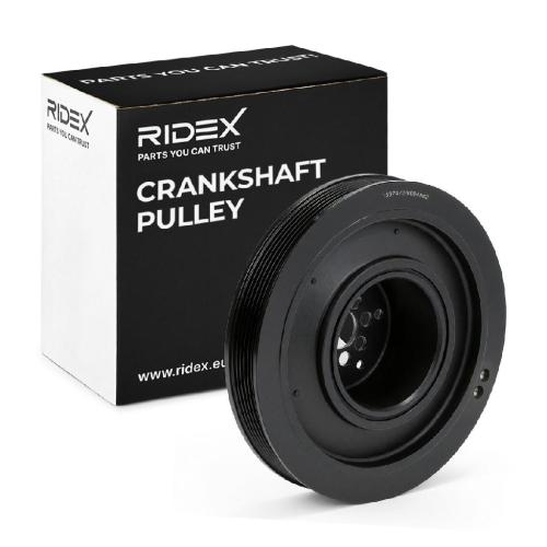 RIDEX 3213B0076 Riemenscheibe Kurbelwelle Kurbelwellenriemenscheibe 5-Rippen Bild RIDEX 3213B0076 Riemenscheibe Kurbelwelle Kurbelwellenriemenscheibe 5-Rippen