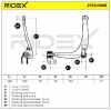 RIDEX 273C0868 Lenker Radaufhängung Querlenker Front für CITROËN 352158 352181 Bild RIDEX 273C0868 Lenker Radaufhängung Querlenker Front für CITROËN 352158 352181