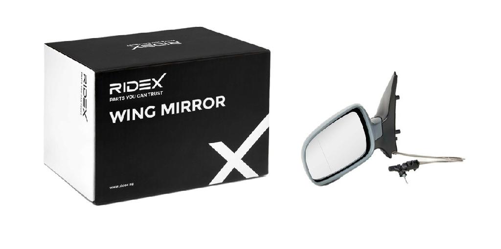 RIDEX 50O0005 Außenspiegel Seitenspiegel Links für VW POLO (6N2) für Linkslenker